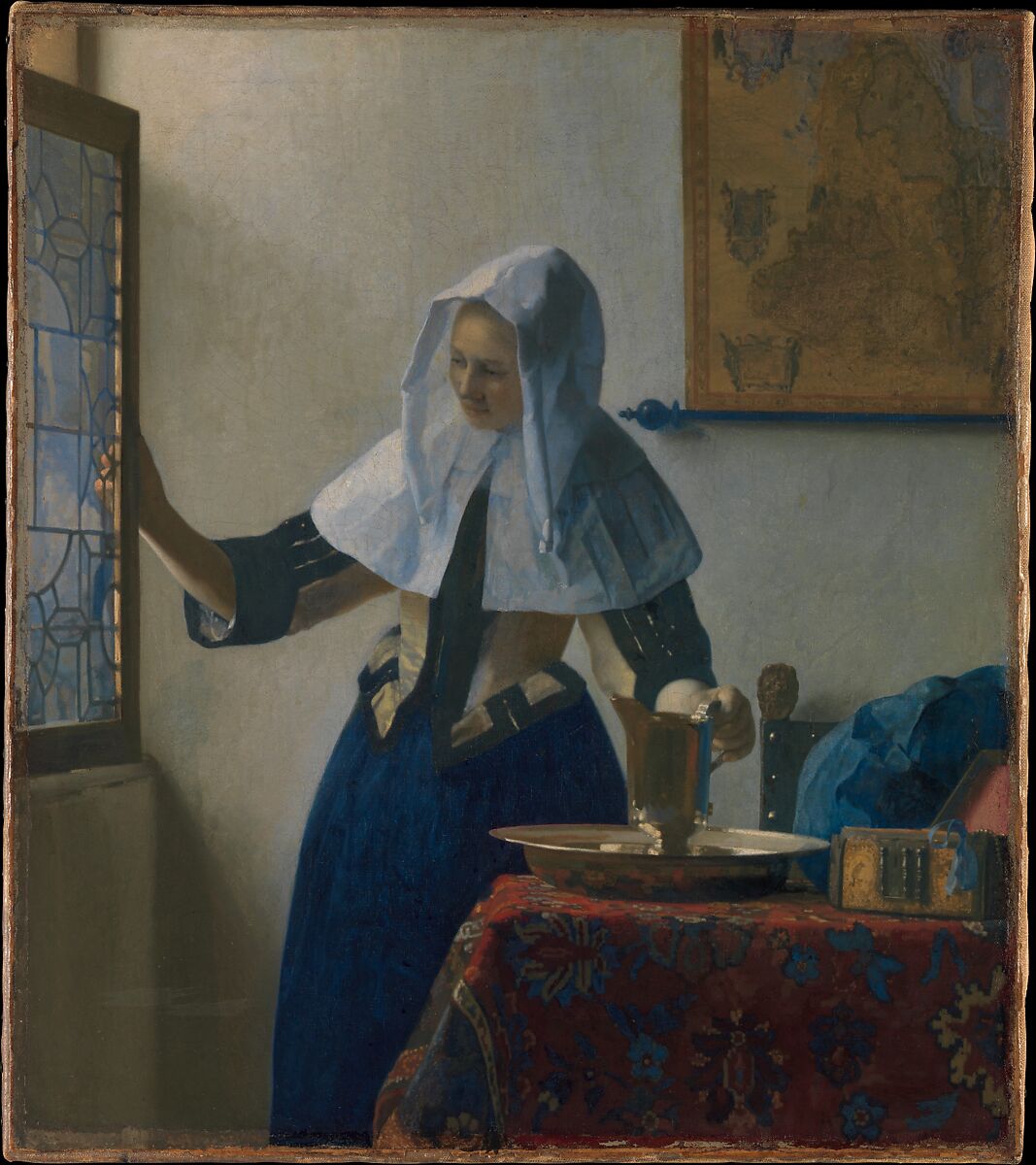 Fanciulla con una brocca — Johannes Vermeer